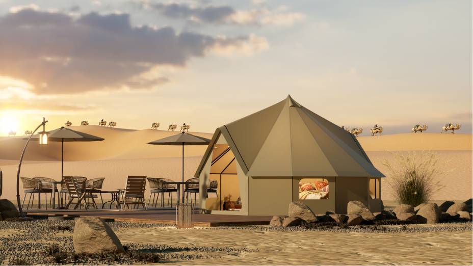 岱岳区露营酒店帐篷厂家